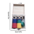 thumbnail image 3 of Left Right Center Dice Game Set - Complete Wooden Dice & Chip Game for Family Parties, Travel & Game Nights, Portable Box, 3 of 6