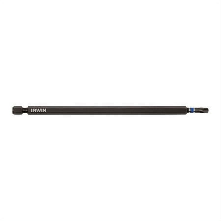 UPC: 0885911650557 | Irwin 2794576 T25 x 6 in. S2 Tool Steel Performance Series Torx Impact Power Bit – Black Oxide