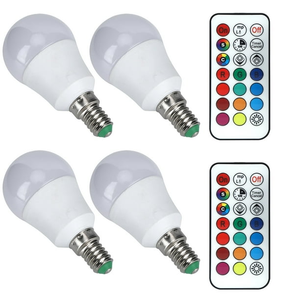 Lampe LED RVB, Ampoules LED Colorées à Changement De Couleur RVB