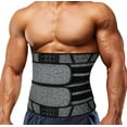thumbnail image 1 of COMFREE Neoprene Sauna Waist Trainer Corset Sweat Belt for Men Weight Loss Body Shaper Compression Trimmer Workout Fitness Fat Burner Back Support, 1 of 8