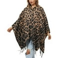 thumbnail image 4 of QQAMB Women Shawls Leopard Print Fall Winter Scarf Fashion Soft Warm Comfortable Casual Pashmina Blanket Shawl Wrap, 4 of 8