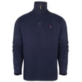 thumbnail image 1 of Polo RL Men's Half Zip Mock Neck Sweatshirt (X-Large, Navy), 1 of 3