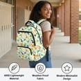 thumbnail image 2 of Jeiento Dinosaur Kids Backpack 17 Inch School Backpack for Boys for Grades 3-6 Ages 9-12, Breathable Elementary School Bag with Padded Tablet Sleeve & Multi-Pockets, 2 of 7