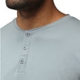 thumbnail image 5 of X RAY JEANS Mens Long Sleeve Henley T-Shirt, Slate Blue, XL, 5 of 5