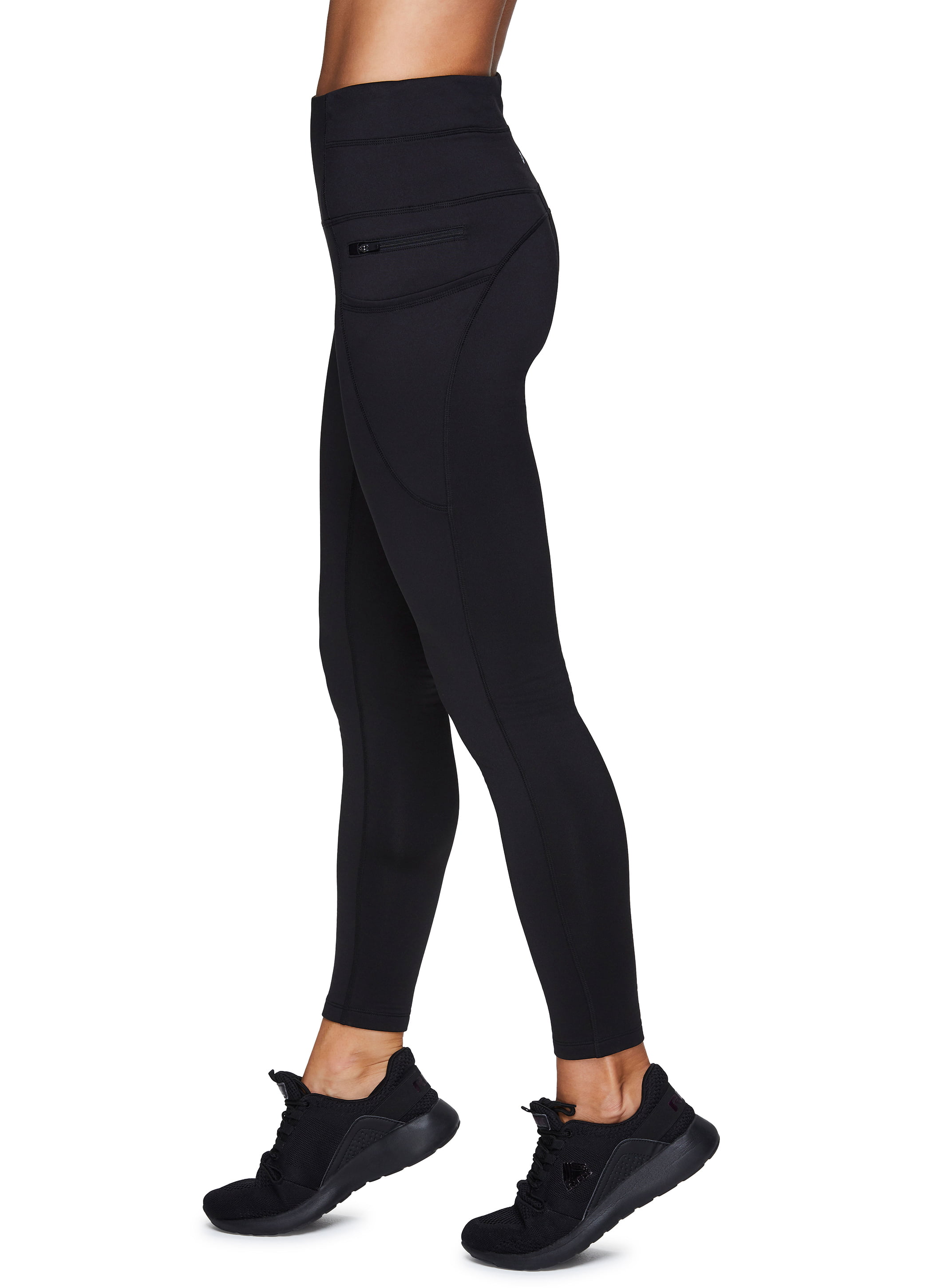 Women's Black High Waist Full Length Leggings w/Side Pockets by RBX at  Fleet Farm