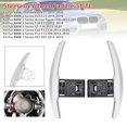 thumbnail image 1 of Paddle Shifter Extension For BMW F Series F30 F31 F32 F10 X3 X5 Aluminium Silver, 1 of 10