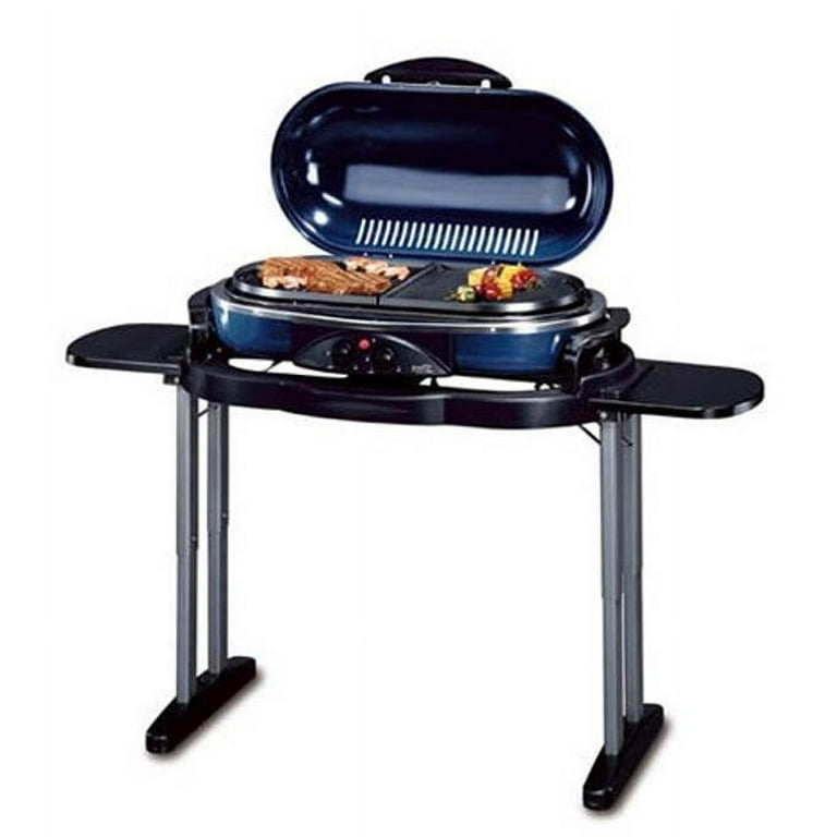 COLEMAN Camping Tailgating Portable Standup Propane Blue RoadTrip LX Party Grill