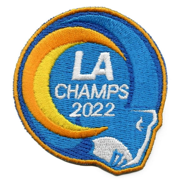 LA Champs 2022 Patch Football Team Embroidered Iron On