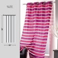 thumbnail image 4 of Striped Sheer Grommet Curtain Panels Colorado 55 W x 95 L PINK, 4 of 8