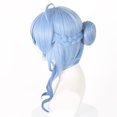 thumbnail image 2 of Peluca para cosplay Genshins Impacts Ganyus, pelo sintético, 45 cm, 2 of 3