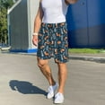 thumbnail image 6 of Pofeuu cute fall fox Print Men's Soft Woven Elastic Waistband Sleep Pajama Short-Small, 6 of 6