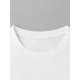 thumbnail image 3 of Summer Casual Short Sleeve Letter Print Crew Neck T-shirt for Women Tee For Adult, Men, Women, Teen, Teenager, Adolescent, Youth, 3 of 6