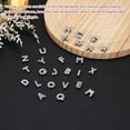 thumbnail image 7 of Uxcell 30pcs Letter Charm, Rhinestone Letter G Charm for Jewelry Making Leather Collar Necklace, Silvery, 14mm, 7 of 7