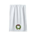 thumbnail image 2 of PONPRNGY 1Pc Winter Hand Towels for Bathroom Christmas theme Hand Towels Embroidered Cotton Soft Absorbent Decor for Holiday Kitchen, 2 of 6