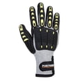 thumbnail image 2 of Portwest - Guantes A Prueba de Golpes A729 de Tejido Térmico para Adultos Unisex (Gris, Negro), 2 of 2