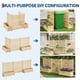 thumbnail image 3 of Yeshouse Paneles de cerca para aire acondicionado, mampara de privacidad de madera para exteriores con jardinera, cerramiento para equipo de piscina y ocultador de basura para exteriores, 3 of 8