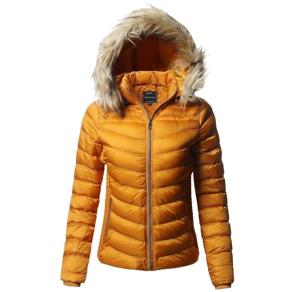 FashionOutfit - FashionOutfit Women's Quilted Puffer Jacket with