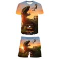 thumbnail image 1 of Niñas Verano Niños Jurassic World Dominion Conjuntos de ropa Pantalones cortos Camiseta de manga corta Bebé Niños Ropa Trajes para 1-14Yrs10T Gao Jinjia LED, 1 of 2