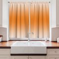 thumbnail image 2 of Ambesonne Ombre Kitchen Curtains, Sunny Look Summer Design Art, 55"x30", Orange, 2 of 3