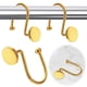 thumbnail image 5 of Ganchos Ducha Deslizamiento Suave Anillos Cortina 12 Piezas para Revestimiento, 5 of 9