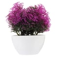 thumbnail image 5 of PENIKOKO 1-Pack Artificial Potted Flower, Realistic Plastic Plant Decor for Living Room, Office, Shelf, 6.7×6.3×3.9in, 5 of 8