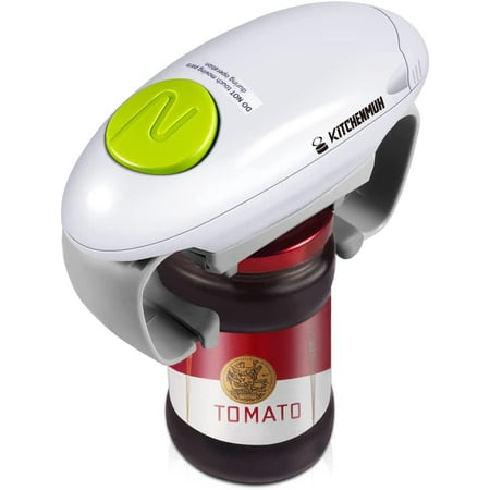 

KITCHENMUH Strong Tough Hands Free Auto Shut Off Automatic Jar Opener Easy Open Any Size Jars for Arthritis Electric Jar Opener for Seniors Kitchen Gadget for Women with Arthritic and Weak Hands
