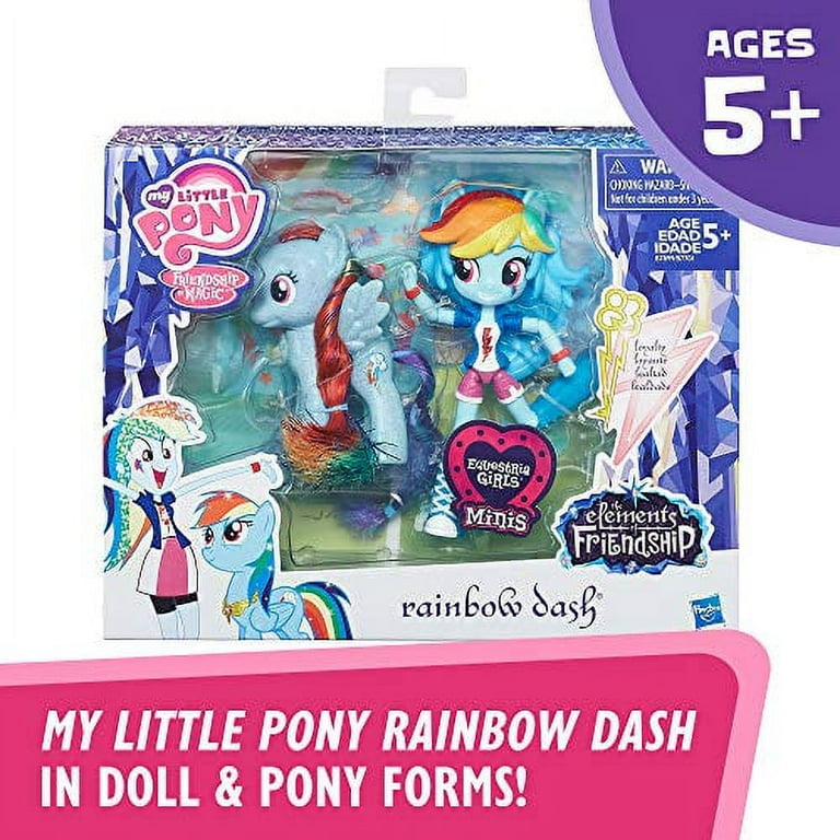 My Little Pony Elements of Friendship Rainbow Dash Doll Pony Set