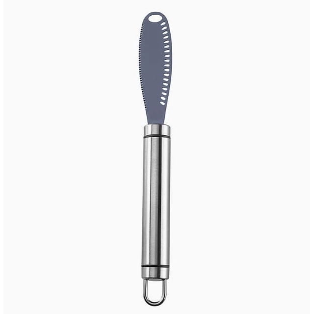 Cuchillo esparcidor multifuncional de acero inoxidable, raspador, cuchillo japonés for mantequilla, cuchillo for mermelada, pan tostado, cuchillo con agujero especial