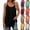 czb# Black183, variant on Summer Casual Tank Top For Women Spaghetti Strap Solid Color Pleated Ruffle Crewneck Loose Fit Comfort Oversized Lightweight Breathable Flowy Dressy Cami Blouse,Black,XXXXXXXXL