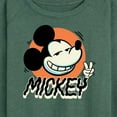 thumbnail image 3 of Mickey & Friends - Mickey Peace - Women's Lightweight French Terry Long Sleeve Shirt, 3 of 5