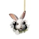 thumbnail image 1 of Adornos de otoño para el hogar Patrón de conejito de Pascua en agujero Colgante de acrílico Decoración encantadora para celebrar las festividades de Pascua, blanco, 1 of 5