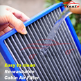 thumbnail image 2 of POTAUTO MAP 5011 (CF10370) Re-Washable Car Cabin Air Filter Replacement for FORD, 2 of 7