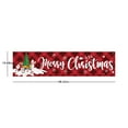 thumbnail image 3 of Weloille Christmas Banner Outdoor - 98.42x19.68 Inches, Christmas Front Porch Trim, Christmas Yard Banner, Christmas Yard Trim, 3 of 6