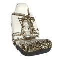 thumbnail image 1 of Wukai Dutch Windmill Full Set Car Seat Covers with Soft Padding Universal Auto Front Seats Protector and Cushion Mat, 1 of 5