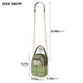 thumbnail image 2 of FORMRS Crossbody Bag for Women Quilted Travel Shoulder Cell Phone Purse with Chain Strap Handbag, Green Martini Glass, 2 of 7