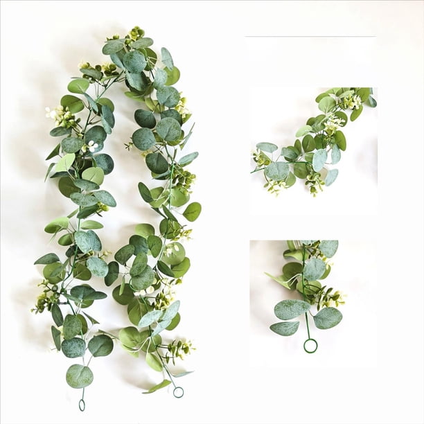 Guirnalda artificial para decorar el hogar con hojas de parra y cielo estrellado, ideal para decoraciones de boda