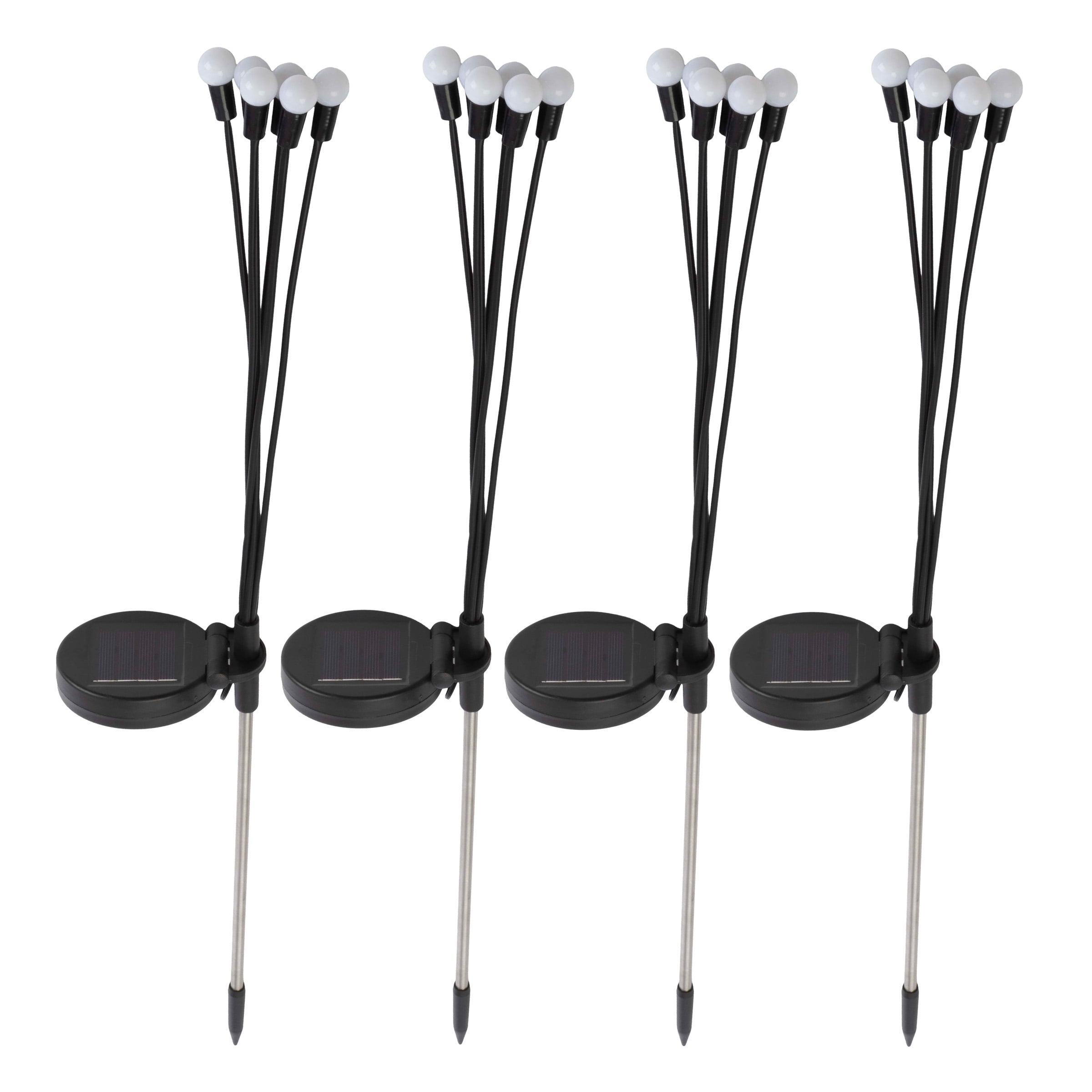 Pure Garden Outdoor Solar Garden Lights 4-Pack