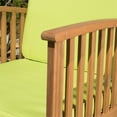 thumbnail image 5 of Noble House Carolina 8 Piece Outdoor Acacia Wood Sofa Set in Brown Patina, 5 of 21