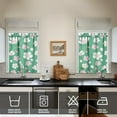 thumbnail image 4 of Rustic Wildflower Curtains 36 Inch - 3 Panel Farmhouse Bohemian Set with Vintage Floral Design, Rod Pocket Kitchen Window Drapes for Cottage Decor, 4 of 5