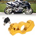 thumbnail image 4 of Other Automotive and Motorcycle Parts Motorcycle Lock Handlebar Grip Aluminum Protective Horn Lock for Braking SecurityBlack, 4 of 8