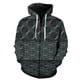 thumbnail image 1 of Sudadera con capucha y cremallera para hombre, diseño de copos de nieve de invierno, divertida sudadera de moda con estampado 3D, unisex, de gran tamaño, con capucha, estilo Harajuku, 1 of 6