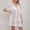 White, variant on qelini Beach Cover up for Women Knitted Short Sleeve Beach Dress Cut Out Solid Color Cover Up Summer Vocation