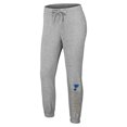 thumbnail image 4 of Women's WEAR by Erin Andrews Heather Gray St. Louis Blues Knit Long Sleeve Tri-Blend T-Shirt & Pants Sleep Set, 4 of 5