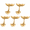 Gold, variant on CATPAN 5 PCS Whale Tail Wall Hooks, Matte Black Metal Towel Hooks Wall Mounted Decorative Coat Hooks with Screws and Anchors for Bathroom, Robe, Entryway, Bedroom, Closet, Kitchen