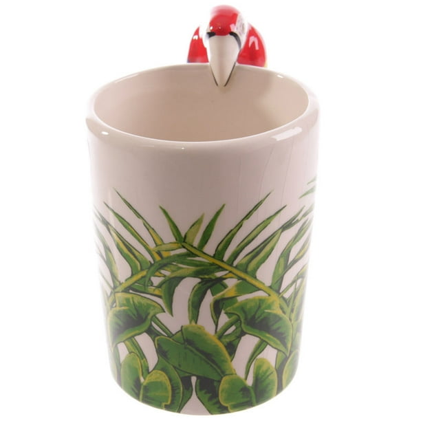 Cute 3D Animal Handle Ceramic Mug with Large Capacity for Milk Tea Coffee  Cup 