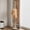 White, variant on Coat Rack Stand with Storage Basket and Wheels, Black Metal Hall Tree for Entryway