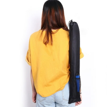 FENGGUIQU 2Pcs Black Oxford Cloth Trekking Pole Carrying Bag for Hiking Alpenstock Storage