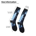 thumbnail image 5 of Bingfone Compression Socks For Women And Men Long Socks For Running Athletic Cycling Nurse-Night Scene Of Wolves, 5 of 9