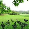 thumbnail image 3 of Visland Duck Stakes, Family Garden Silhouette Yard Art, Hollow Out Animal Shape Decor for Outdoor-for Lawns Backyard, 3 of 6