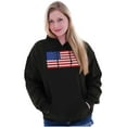 thumbnail image 3 of Classic American Flag USA Pride Hoodie Sweatshirt Women Men Brisco Brands S, 3 of 6